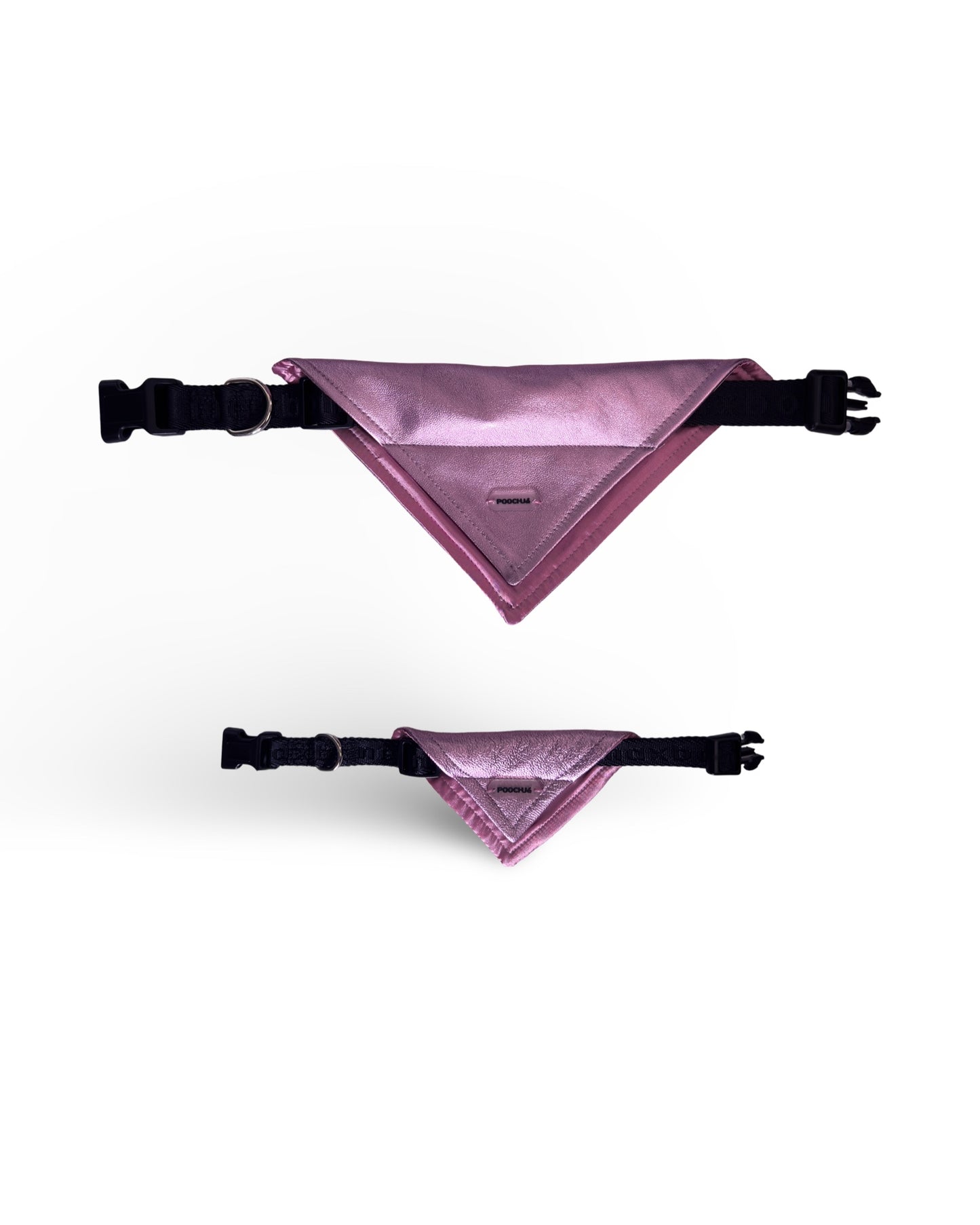 Metallic Pink Lambskin Kerchief