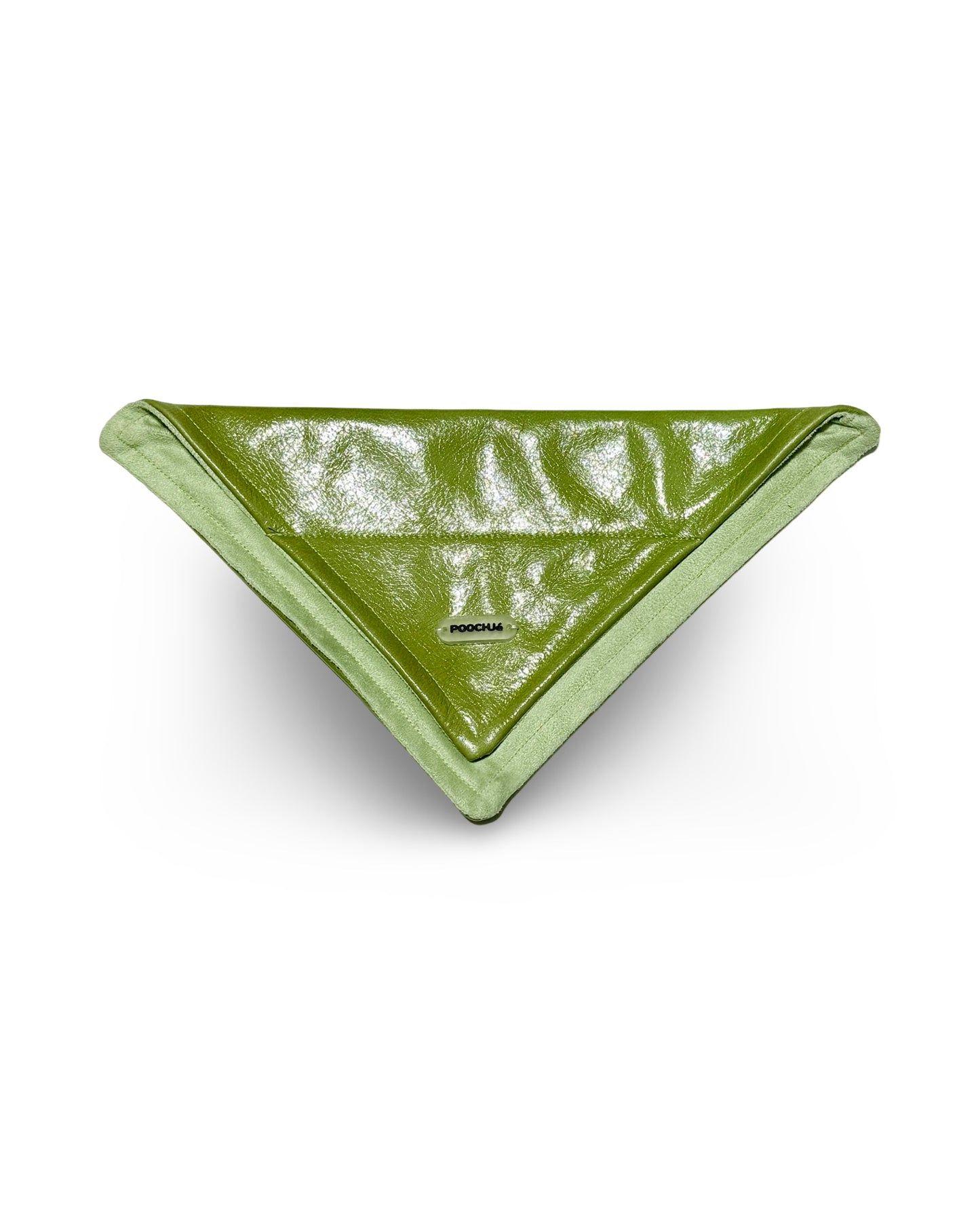 Apple Green Leather Kerchief