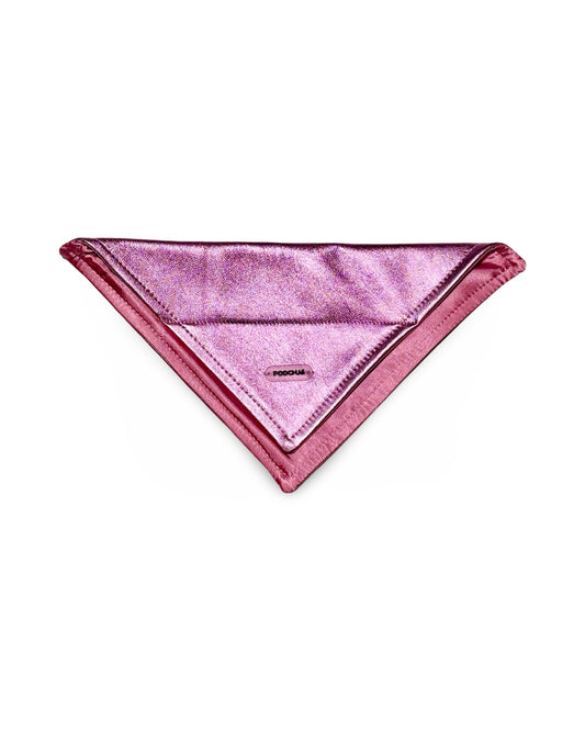 Metallic Pink Lambskin Kerchief