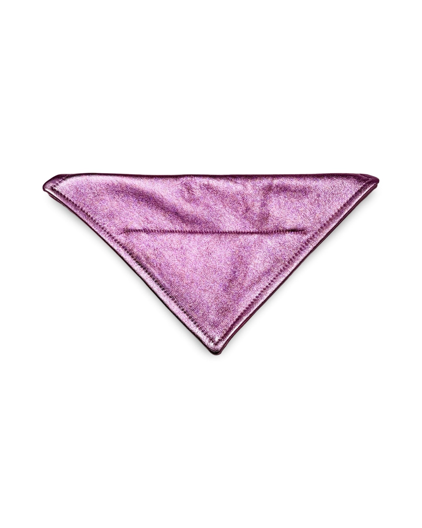 Metallic Pink Lambskin Kerchief